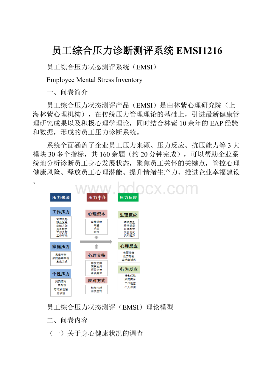 员工综合压力诊断测评系统EMSI1216文档格式.docx_第1页