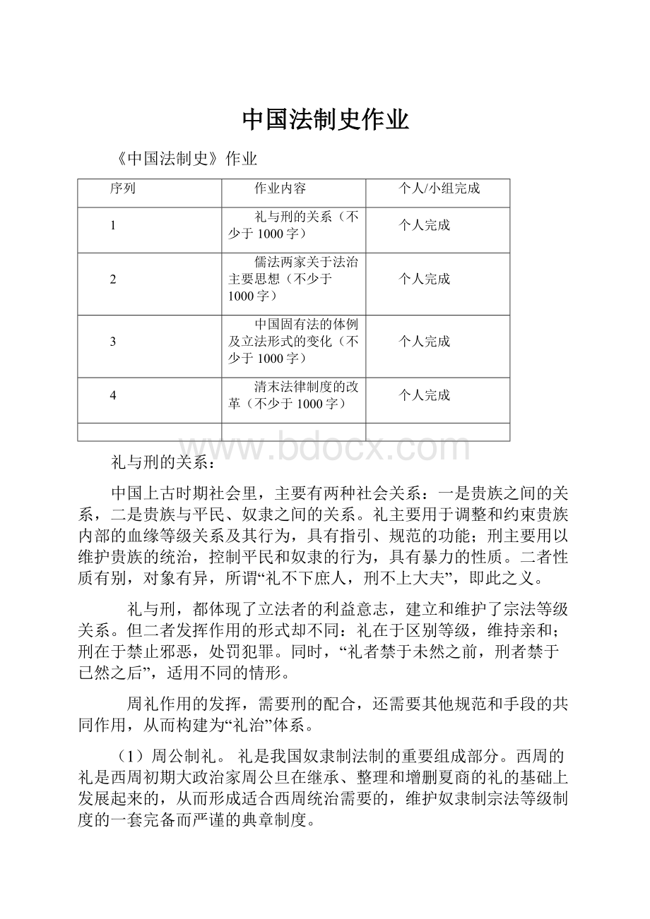 中国法制史作业.docx_第1页