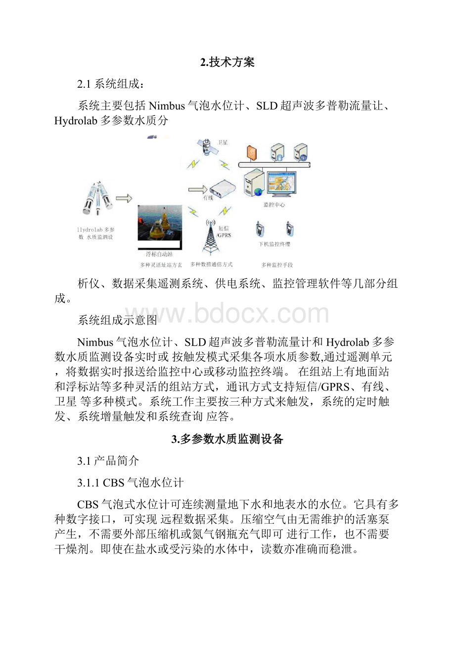 小型水文水质自动监测站技术方案Word文档格式.docx_第2页