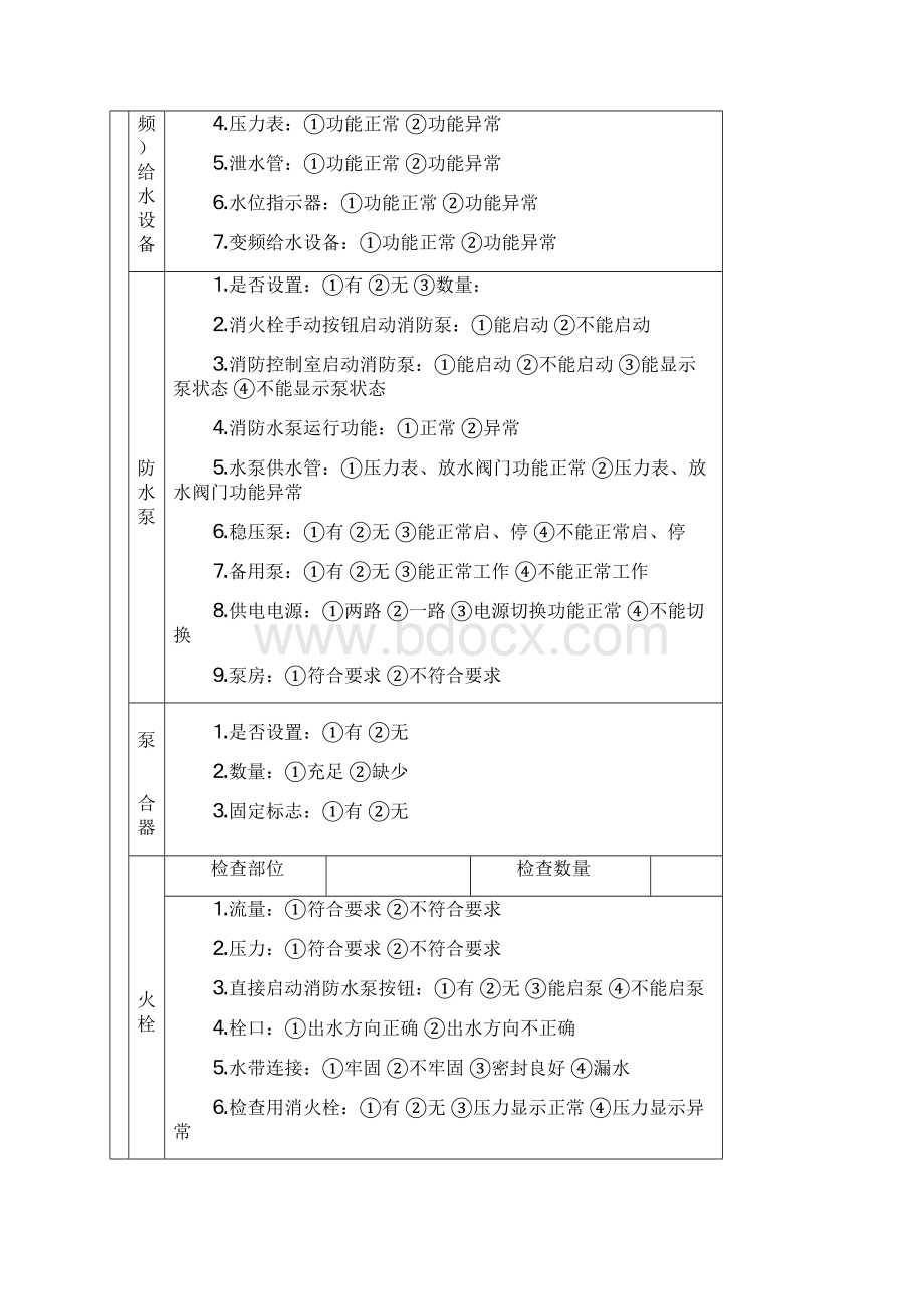 消防设施检查记录表.docx_第2页