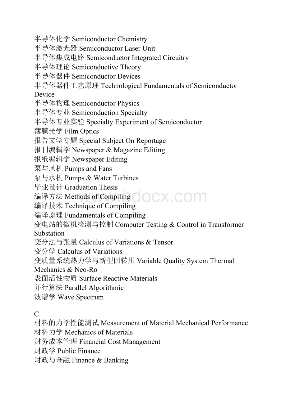 门课程名称翻译大全.docx_第2页