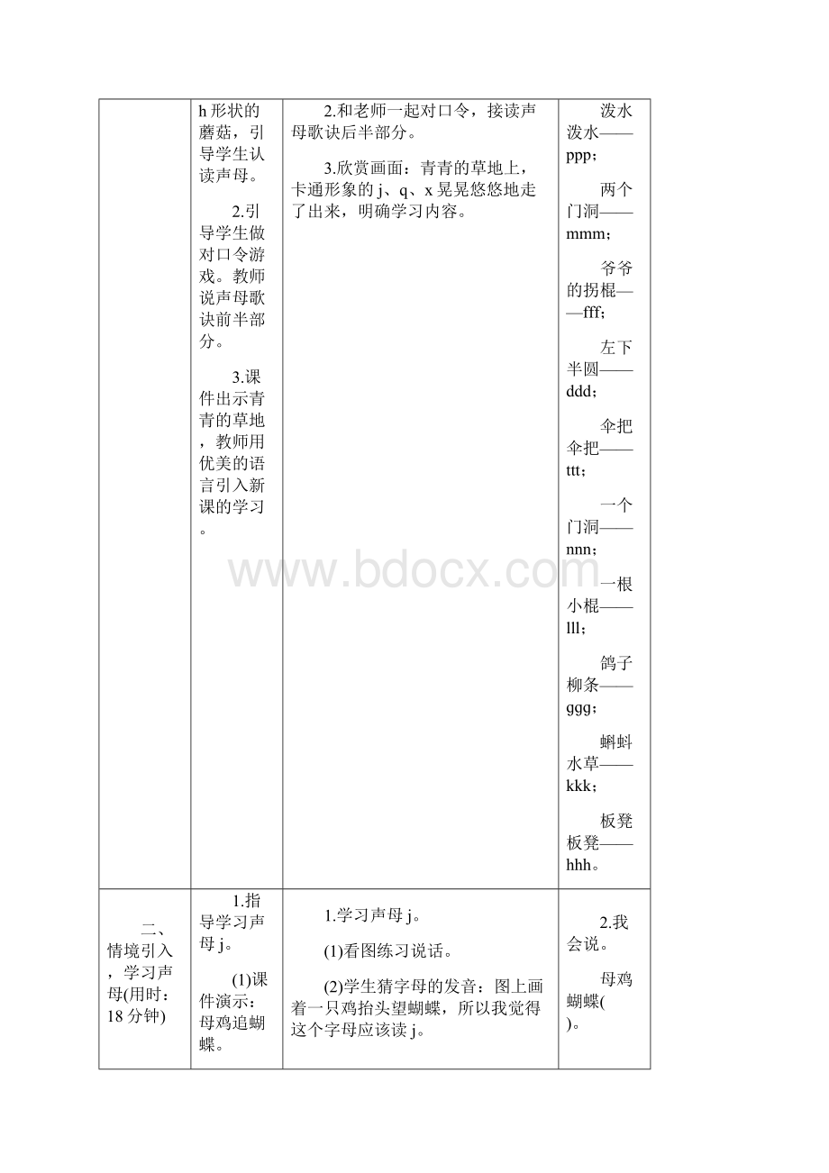 部编新人教版一年级语文上册j q x教案1.docx_第2页