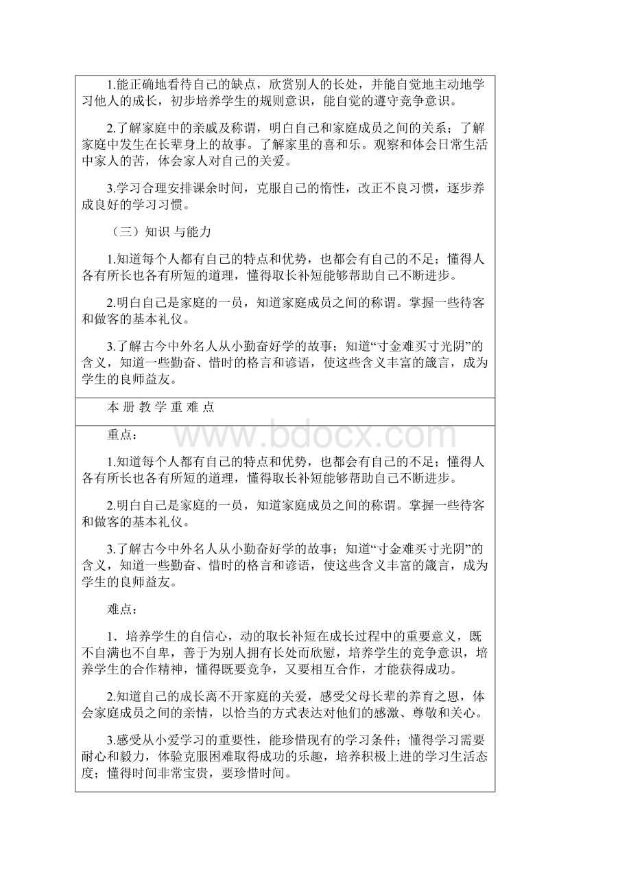 部编版三年级上册道德与法治全册教案.docx_第2页