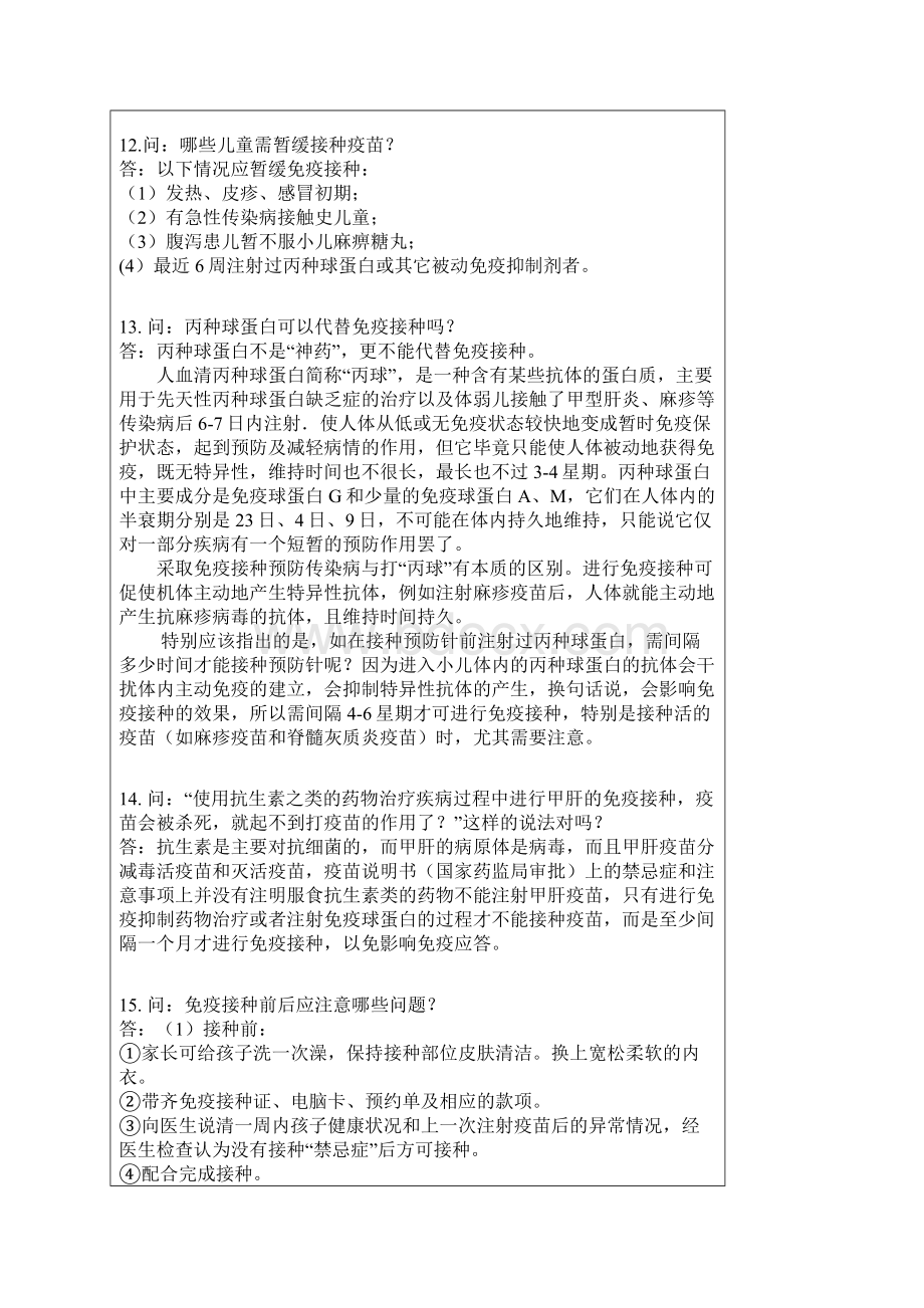 常见的预防接种问题解答1家长常见的一般问题解答Word下载.docx_第3页