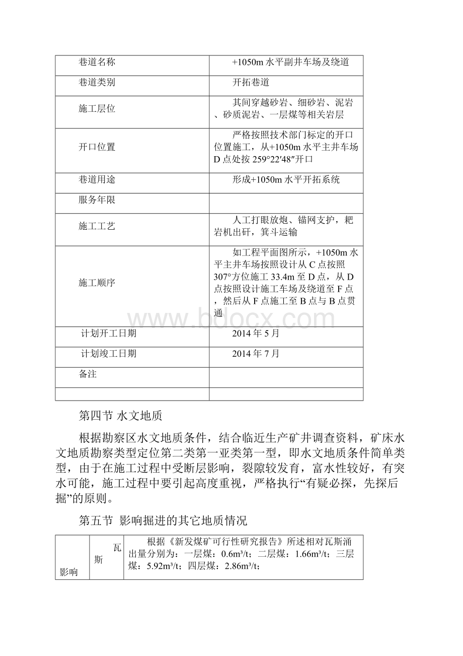 +1050m水平副井车场及绕道施工作业规程.docx_第3页