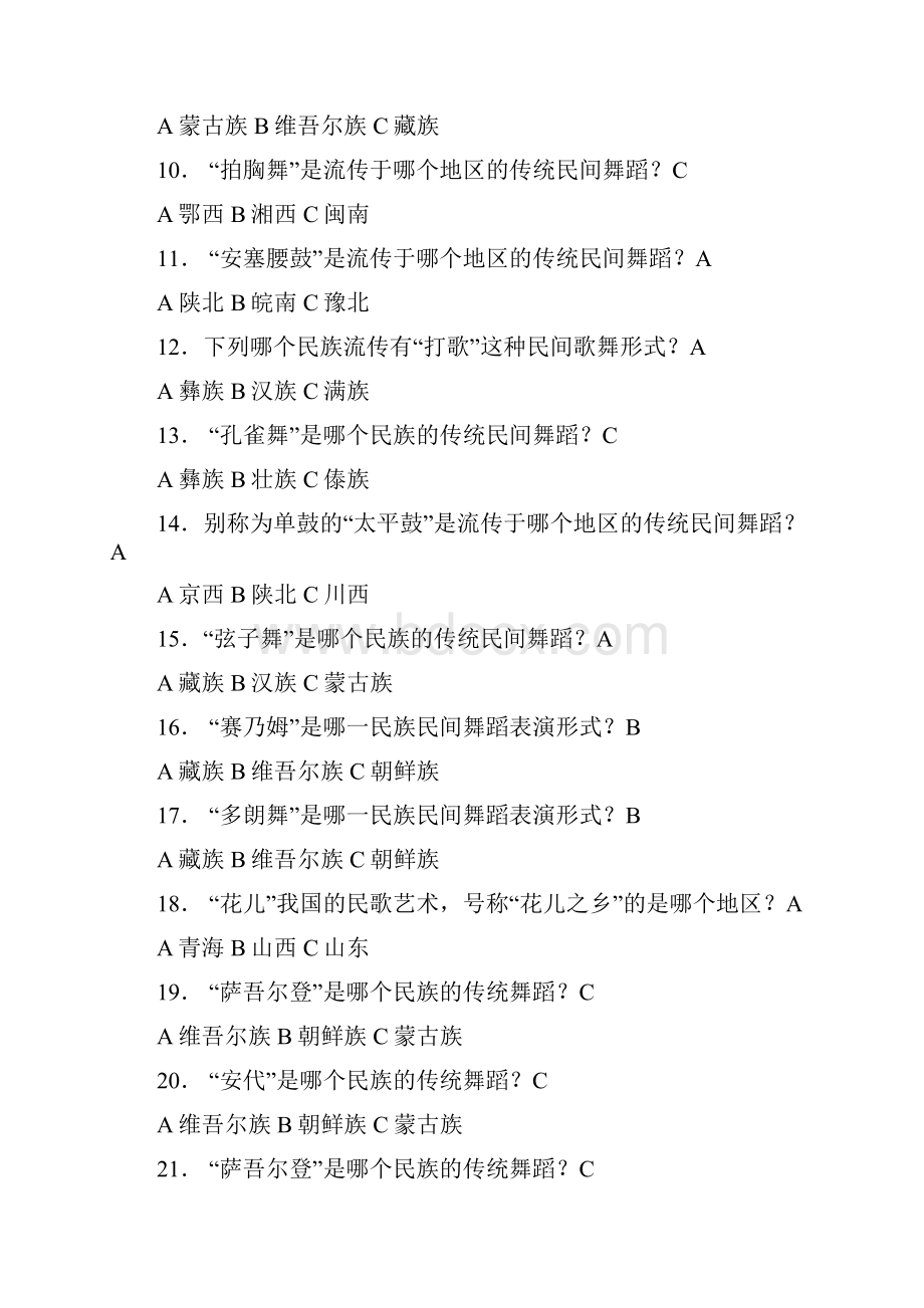 全国技能大赛选拔赛文化艺术类艺术专业技能中国舞表演.docx_第2页