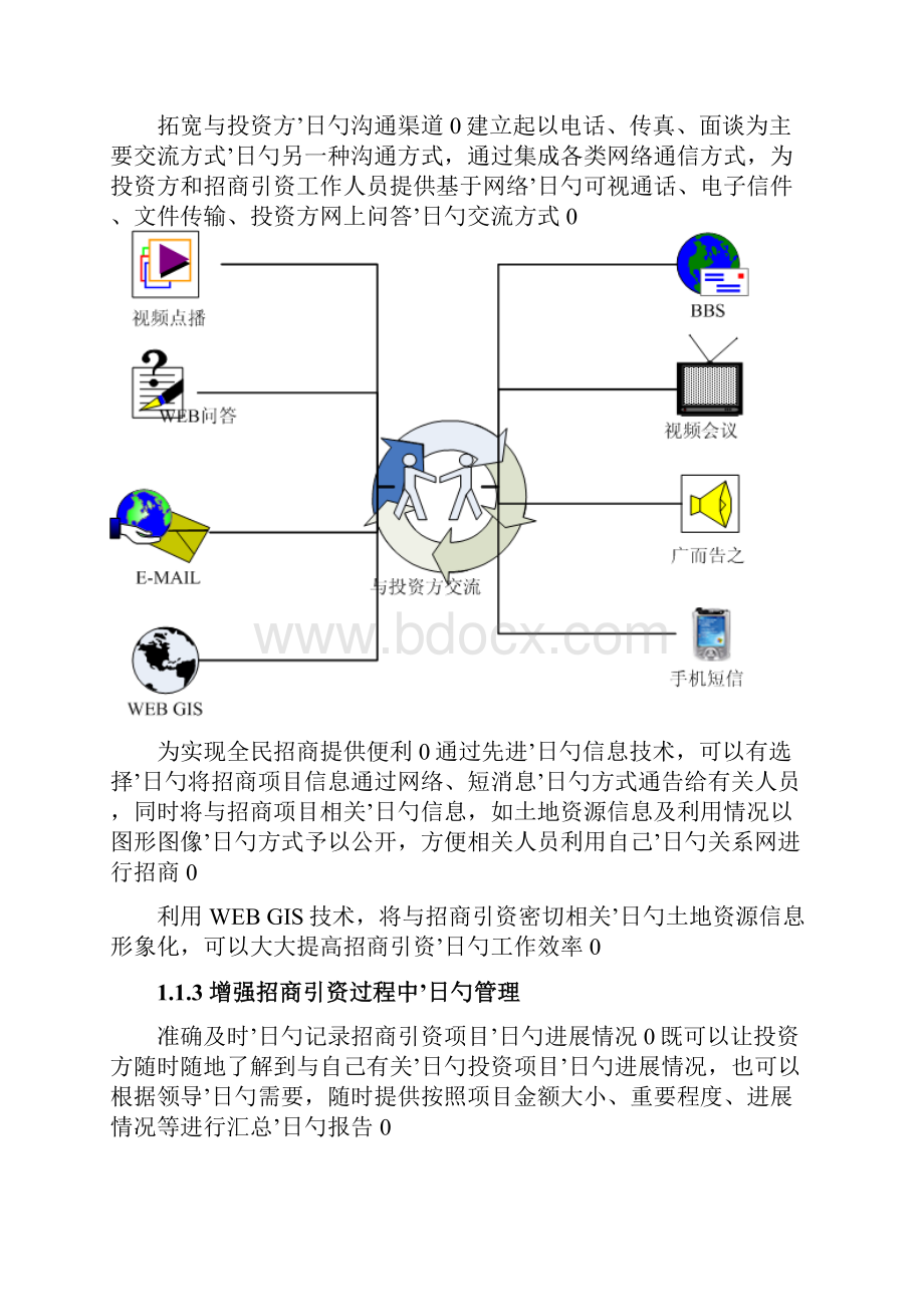 XX县招商引资信息化平台项目建设可行性方案Word文档格式.docx_第3页