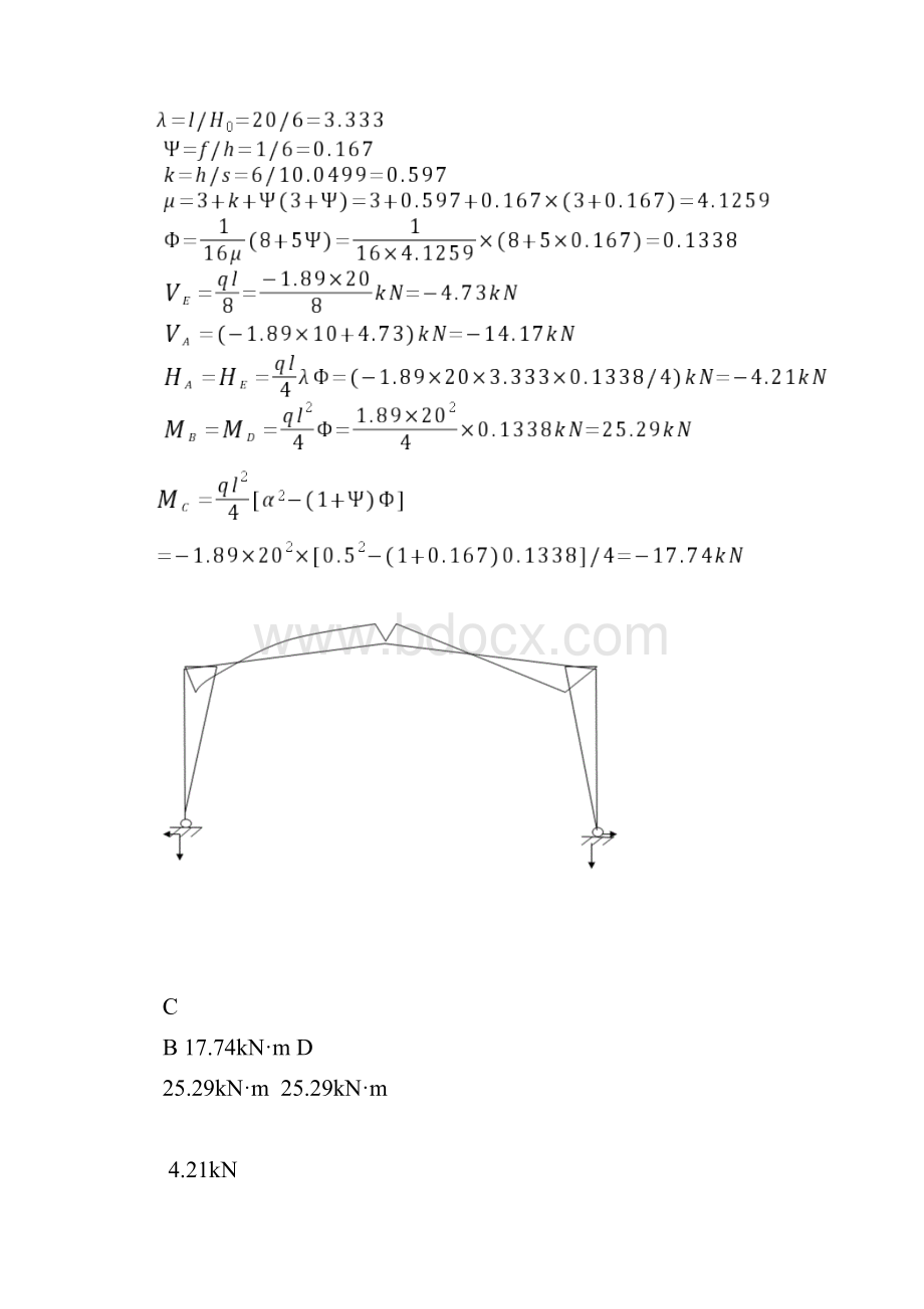 333 20米跨门式刚架 风荷载内力计算.docx_第2页