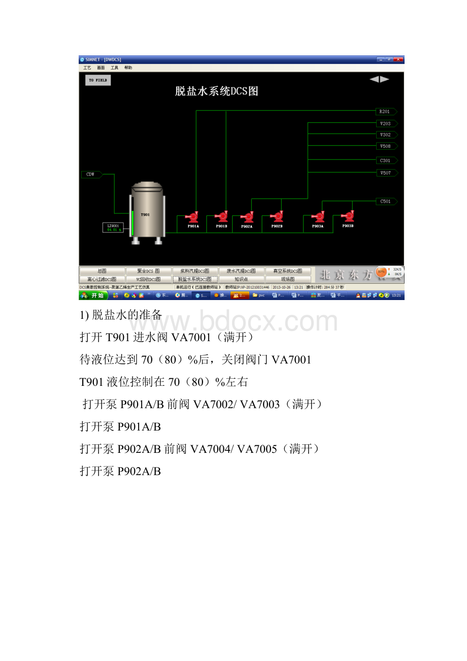 PVC仿真生产冷态开车操作实训.docx_第2页