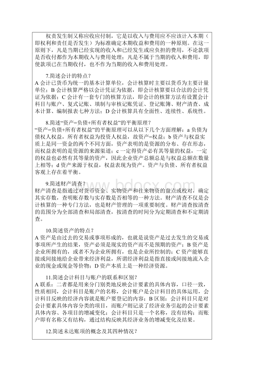 基础会计学问答题附答案Word下载.docx_第2页