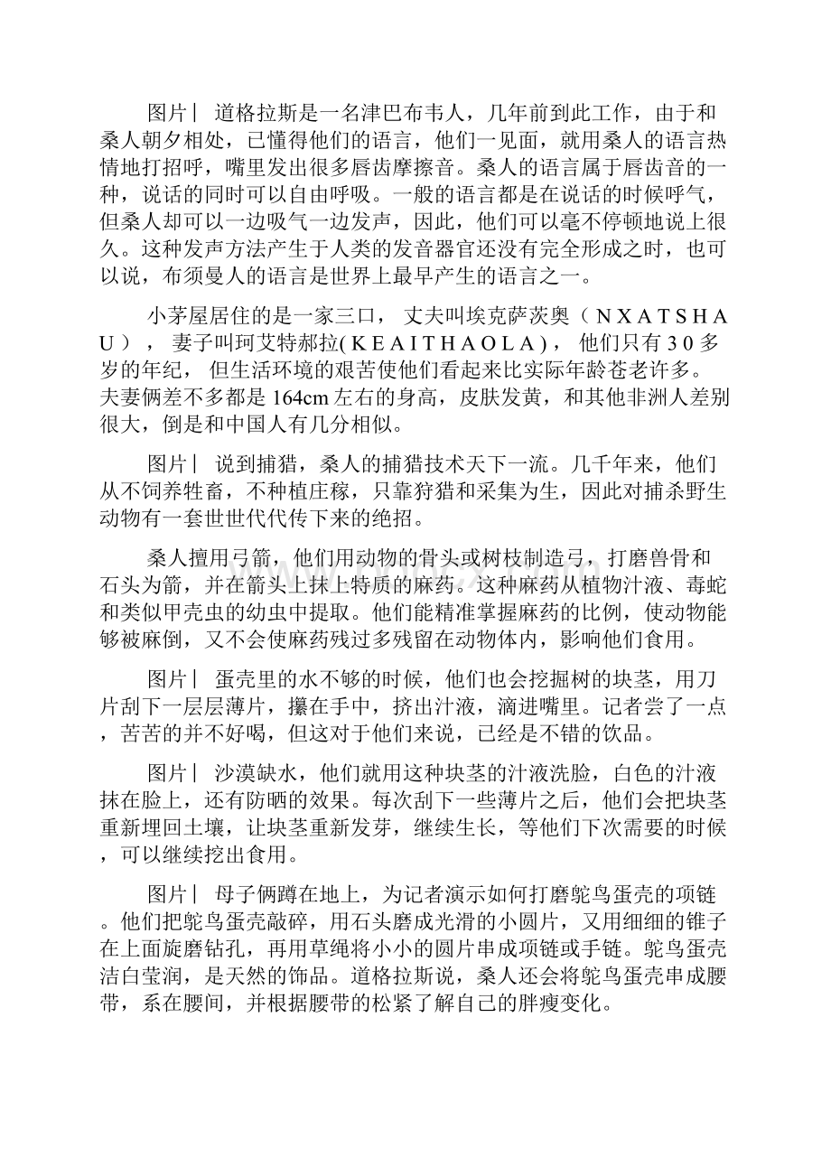 从沙漠神猎手到城市边缘人记录最古老的非洲人桑人的生活变迁文档格式.docx_第2页