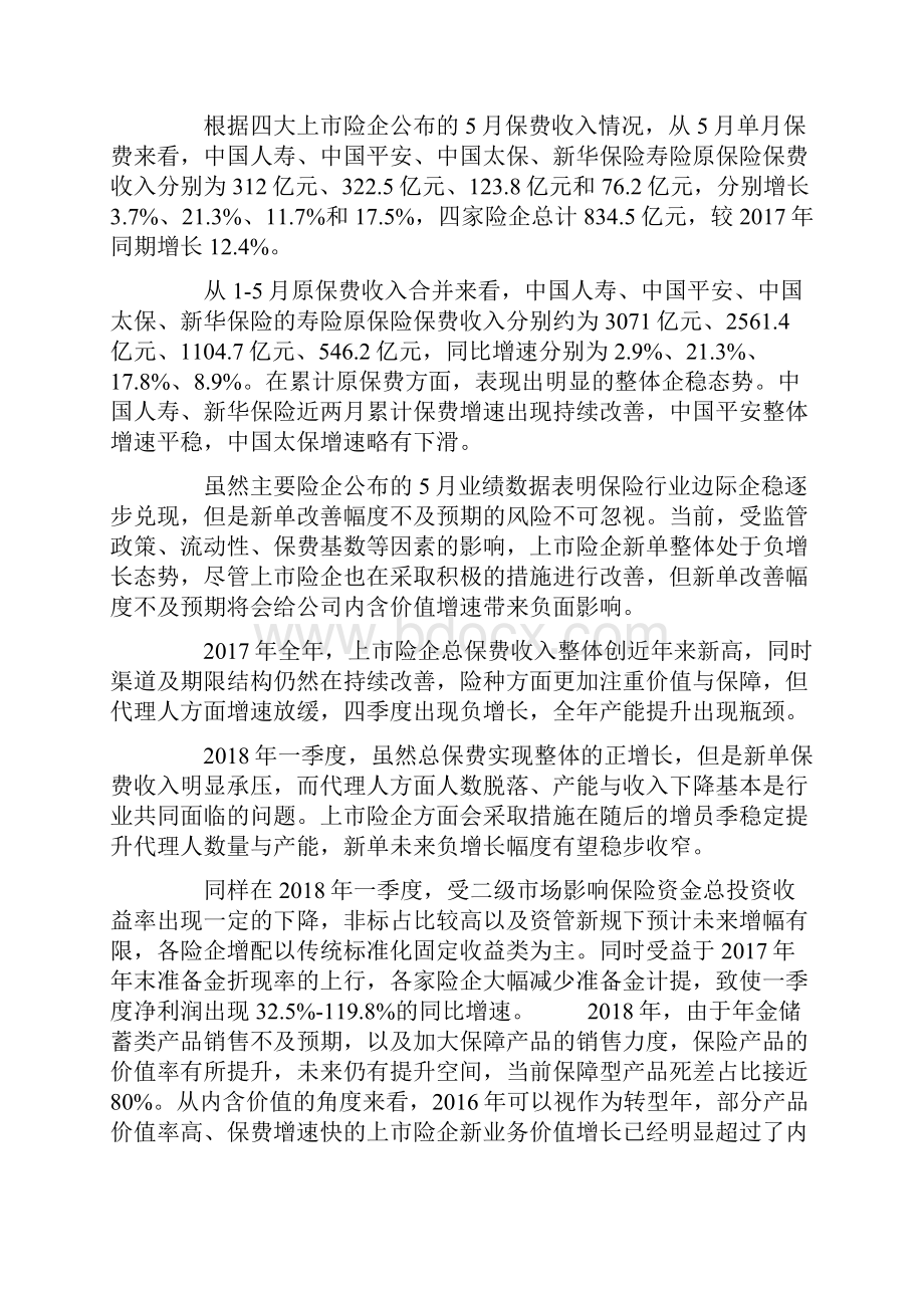 险企新业务价值负增长掣肘Word文档格式.docx_第3页