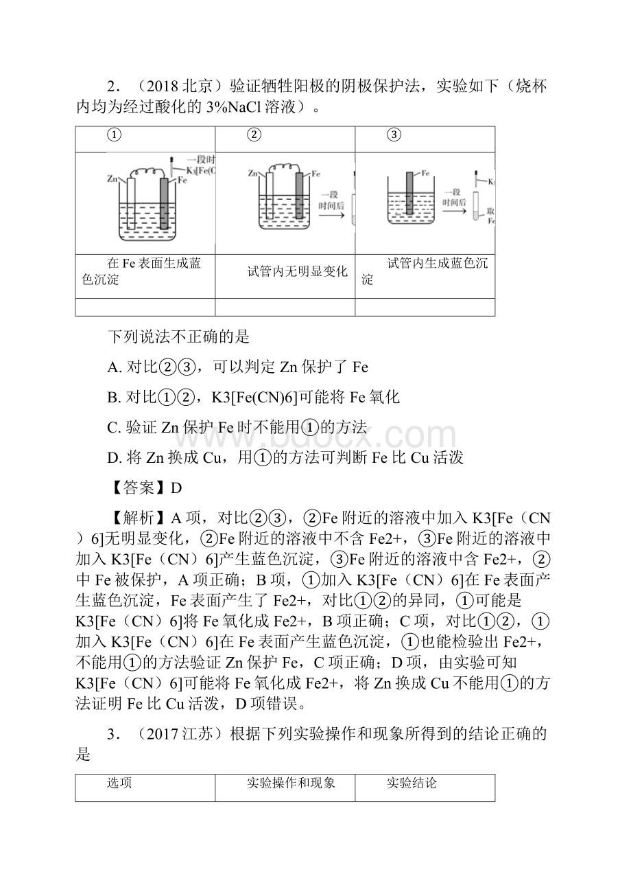 新高考化学 难点剖析 专题06 离子检验讲解Word格式.docx_第2页