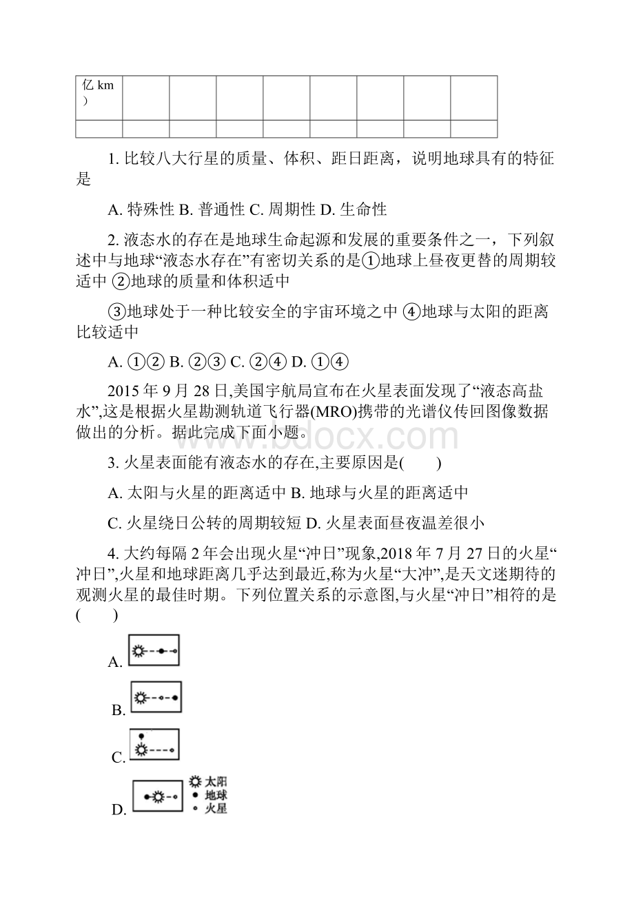 必修一地理试题.docx_第2页