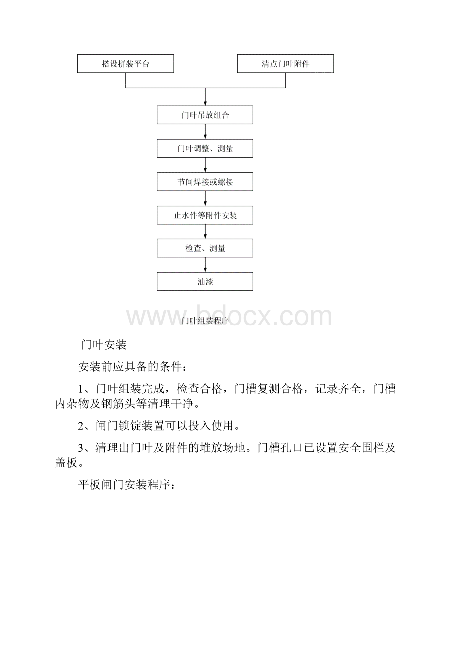 闸门及启闭机的安装工艺Word文档格式.docx_第3页