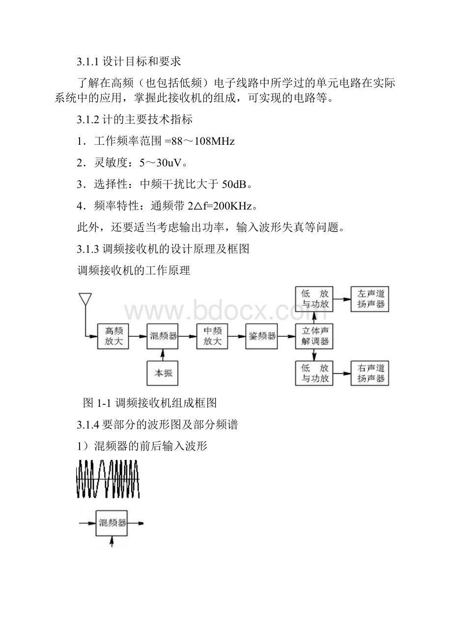 超外差调频接收机设计.docx_第3页