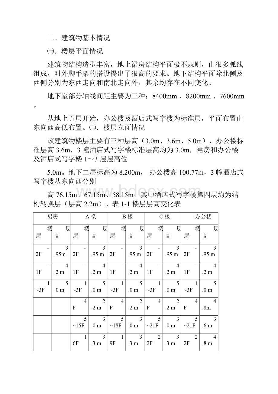 框架剪力墙大厦脚手架工程施工方案.docx_第2页