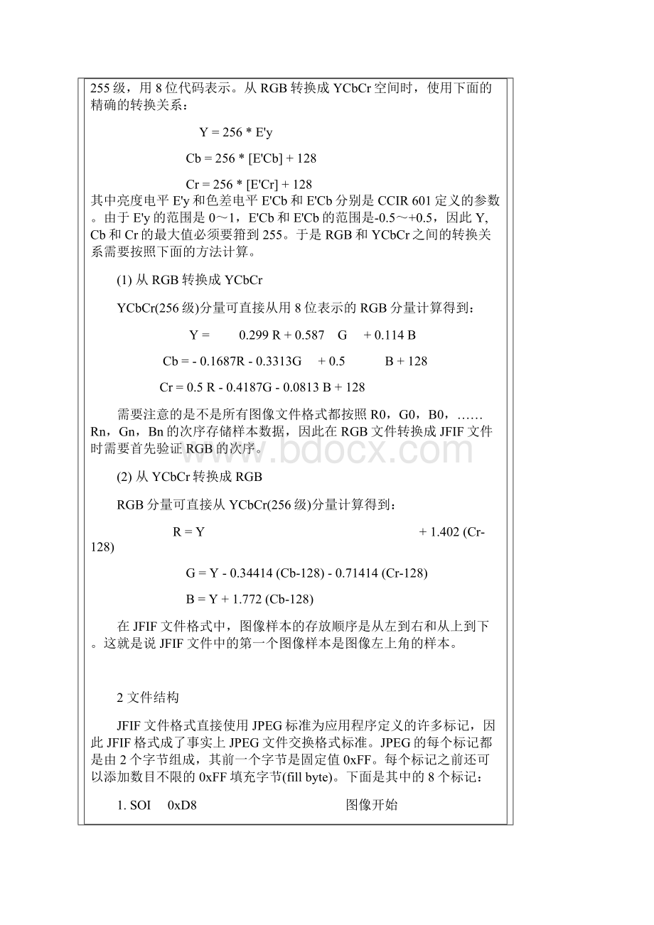 JPEG图片格式简单分析Word文件下载.docx_第2页