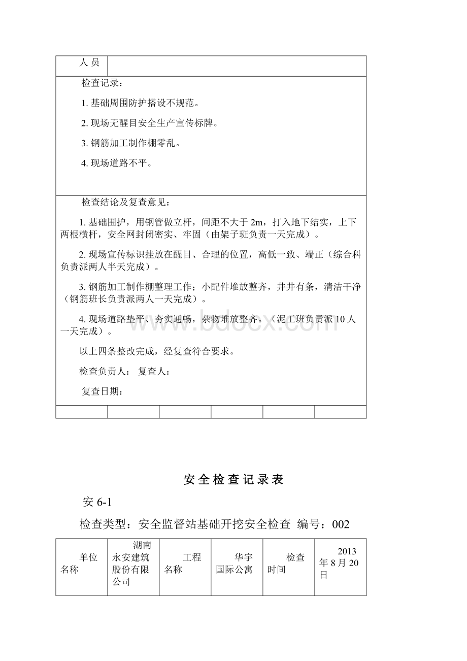 建筑施工安全检查记录表.docx_第2页