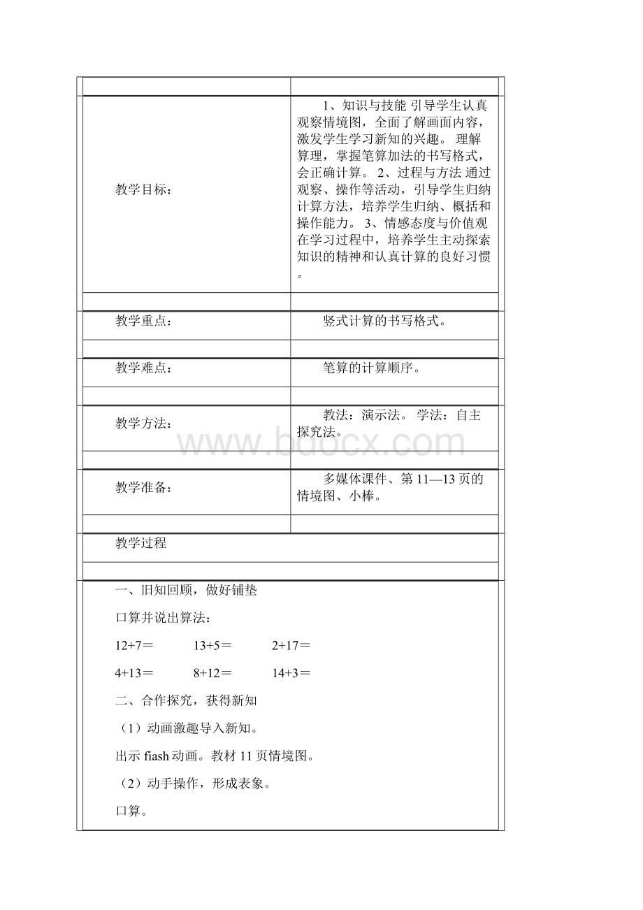 二年级数学上册教学设计第二单元.docx_第2页