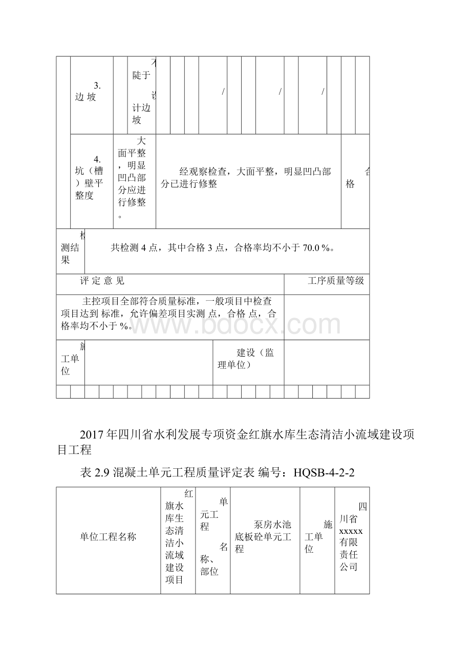 泵房水池质量评定表.docx_第3页