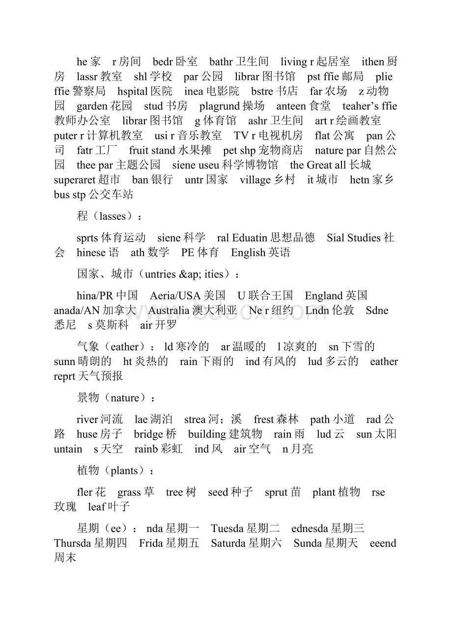 小升初英语复习资料2Word文档下载推荐.docx_第2页