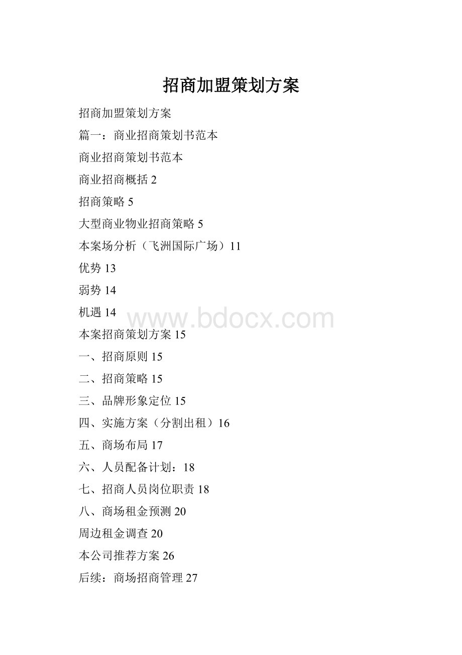招商加盟策划方案.docx_第1页