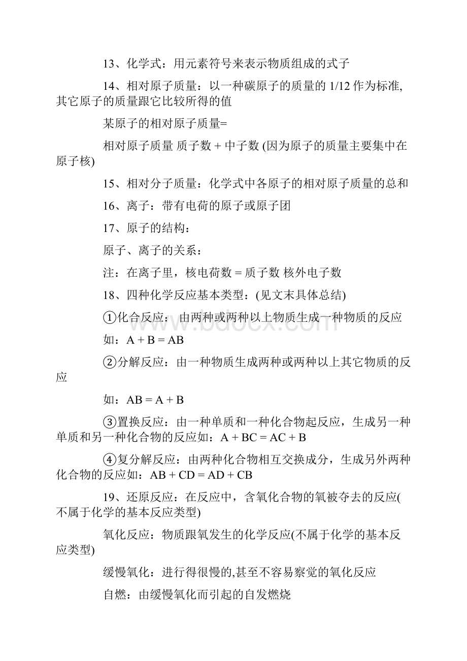 初中化学知识点总结.docx_第2页