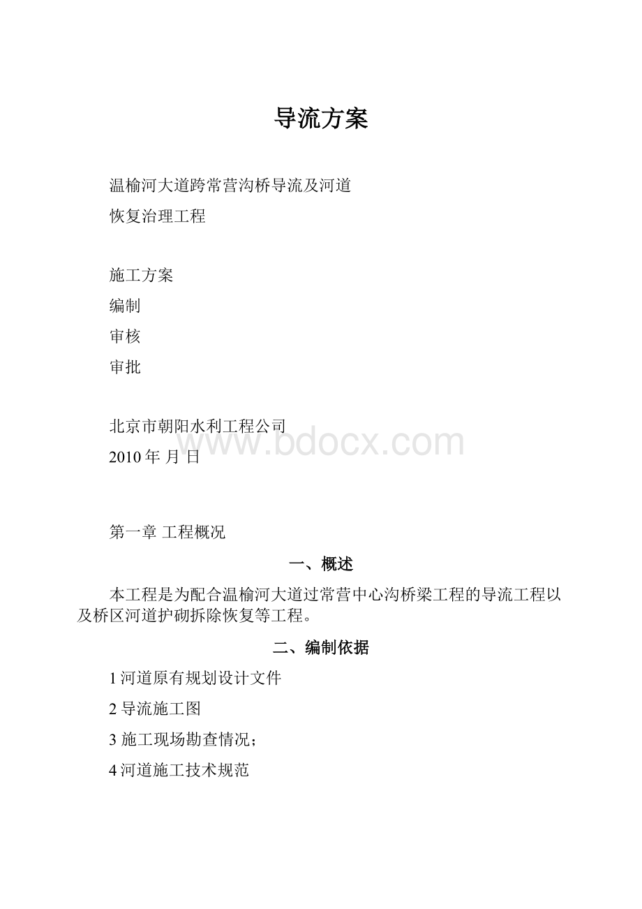 导流方案.docx