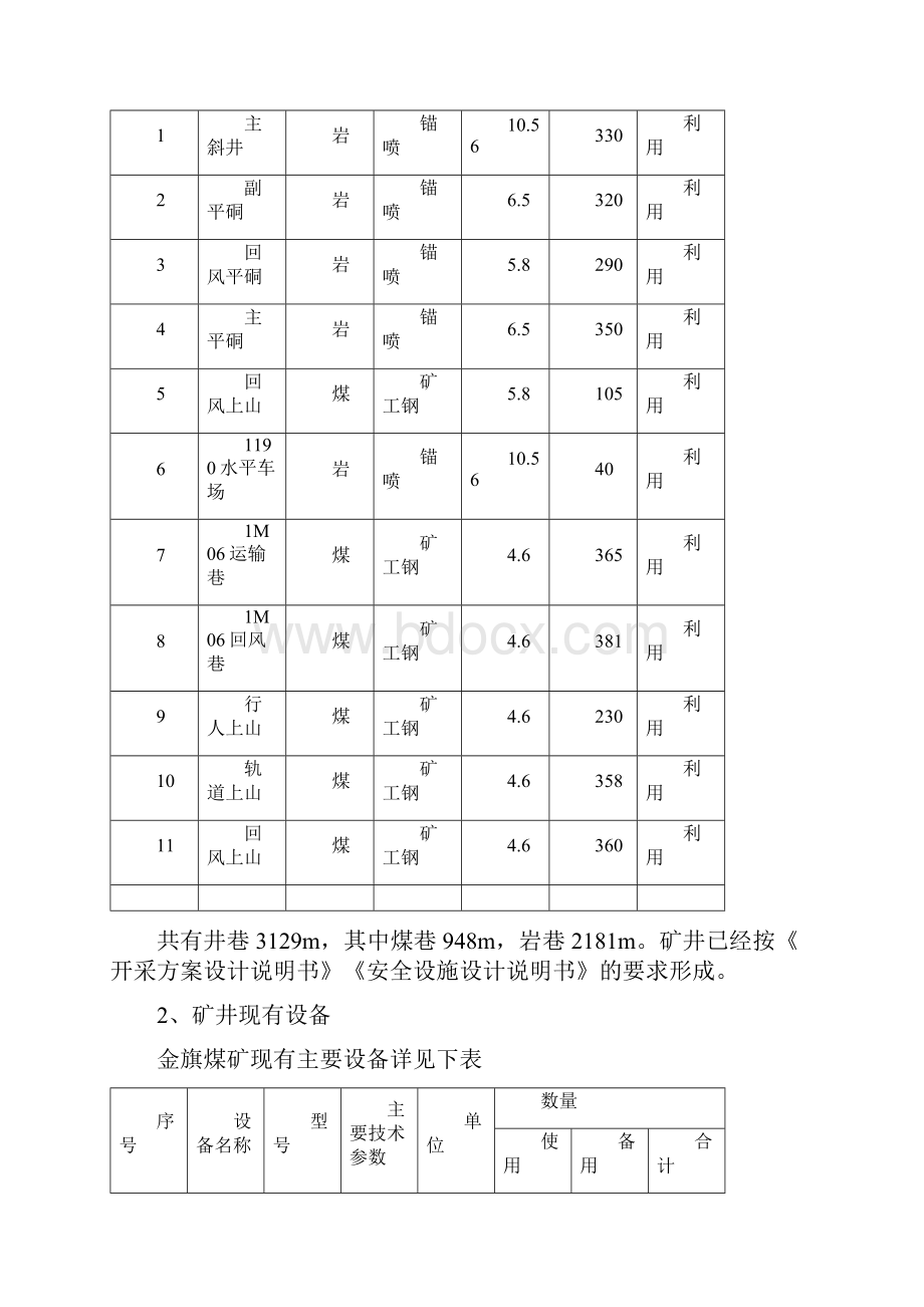 务川县金旗煤矿中长期发展规划分析.docx_第3页