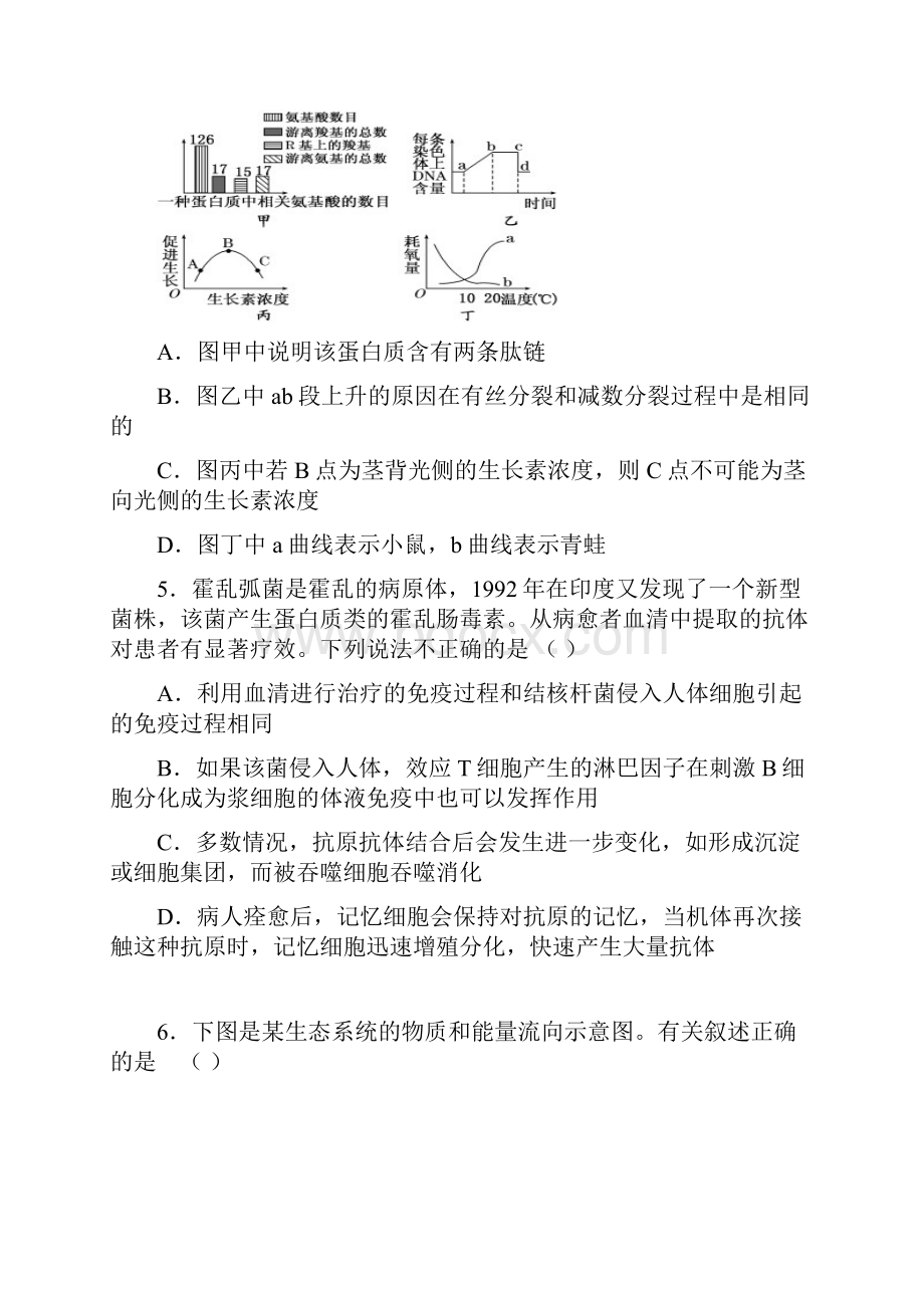 届山东省高三冲刺模拟三生物试题及答案Word文件下载.docx_第3页