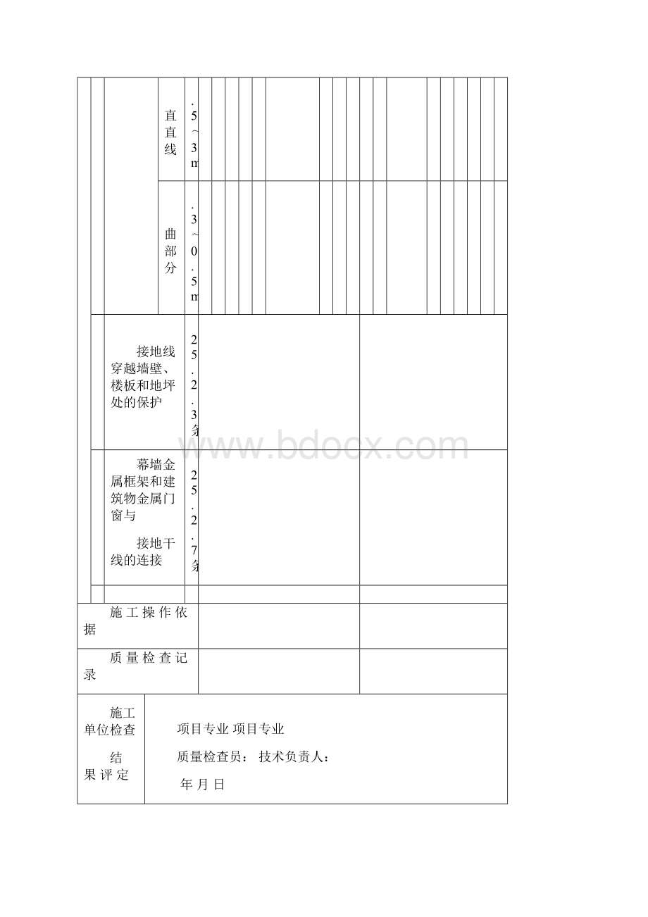 建筑电气工程施工质量验收标准规范检查用表样本Word文档下载推荐.docx_第3页