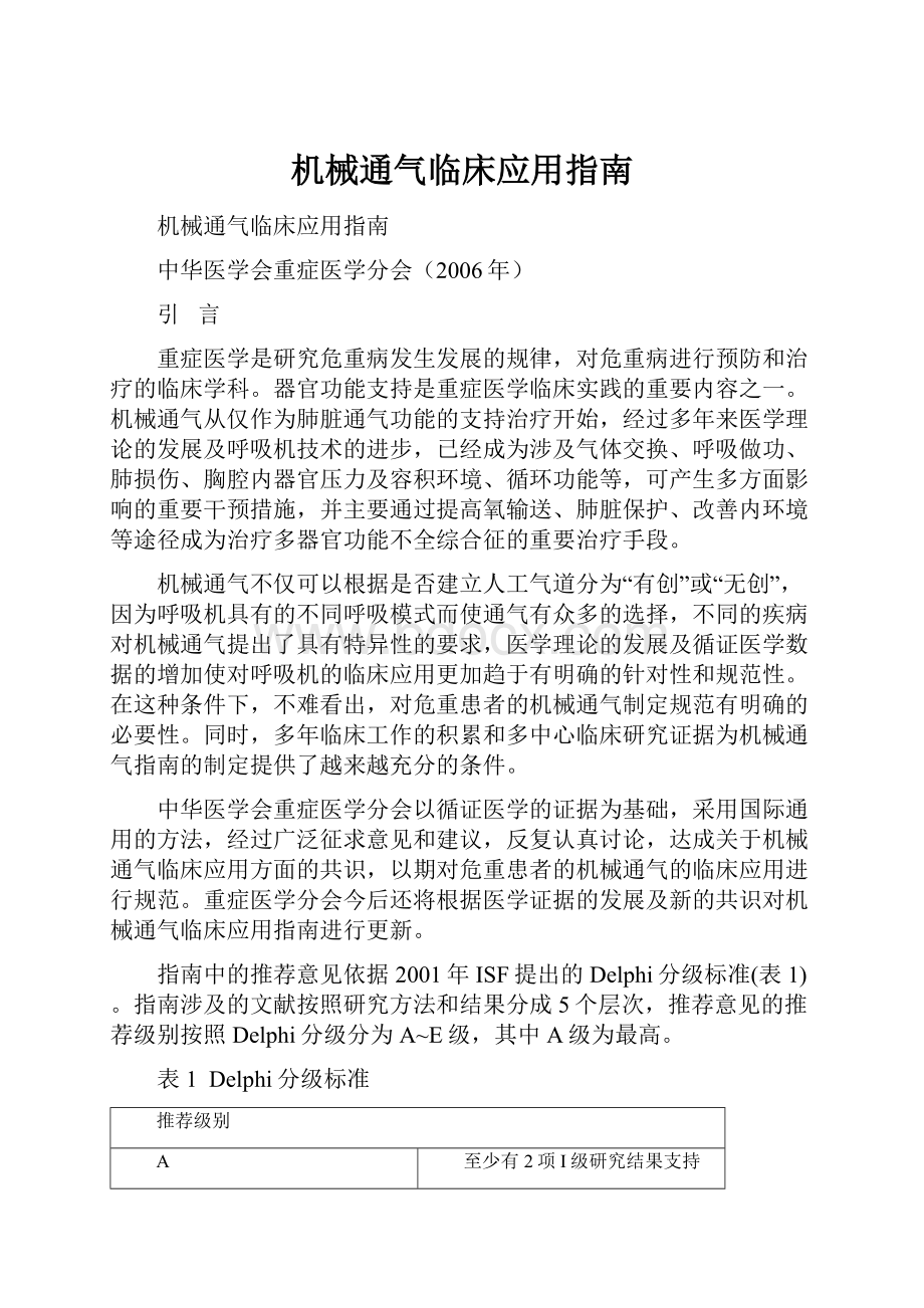 机械通气临床应用指南Word格式文档下载.docx_第1页