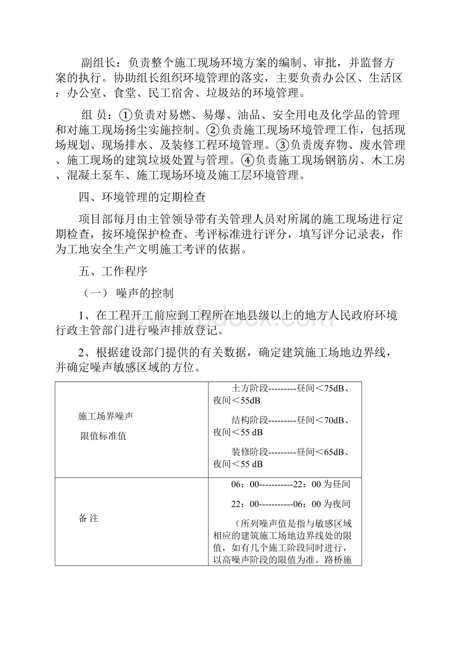 施工现场环境管理方案.docx_第2页