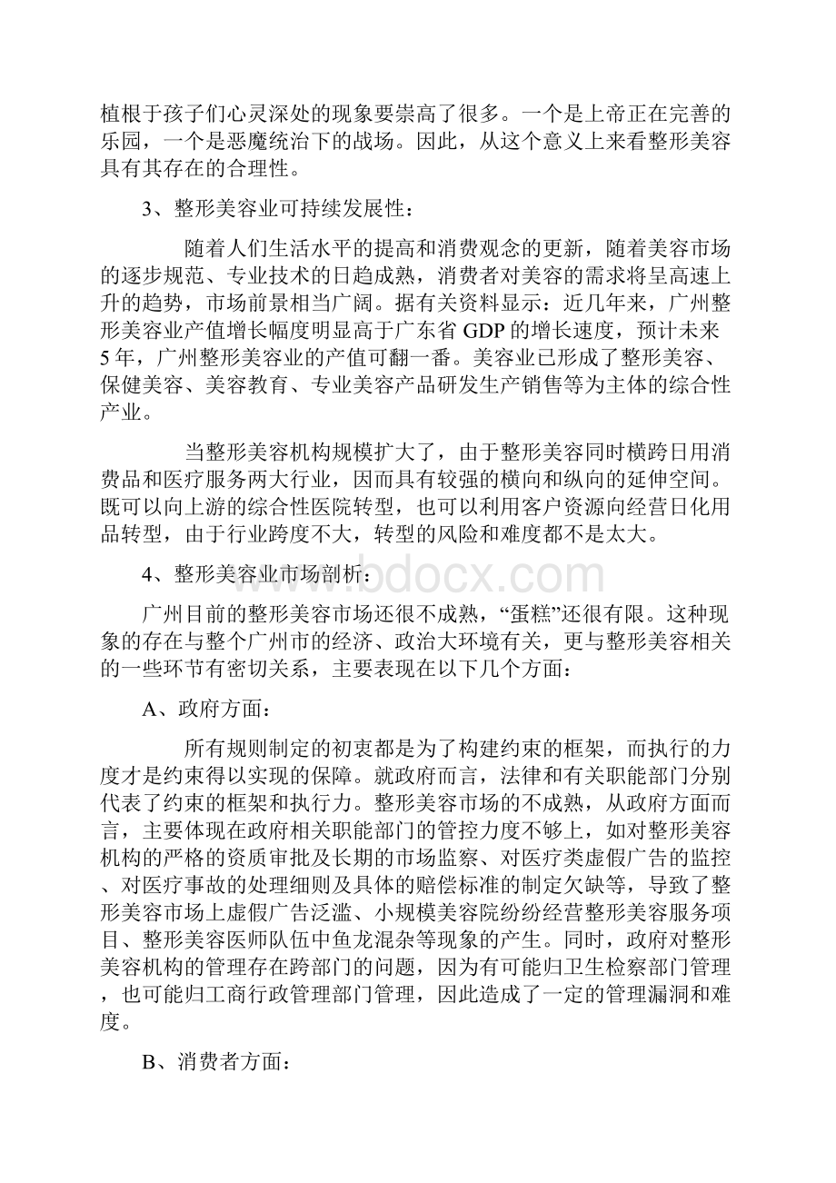 医美市场策划方案Word格式文档下载.docx_第3页