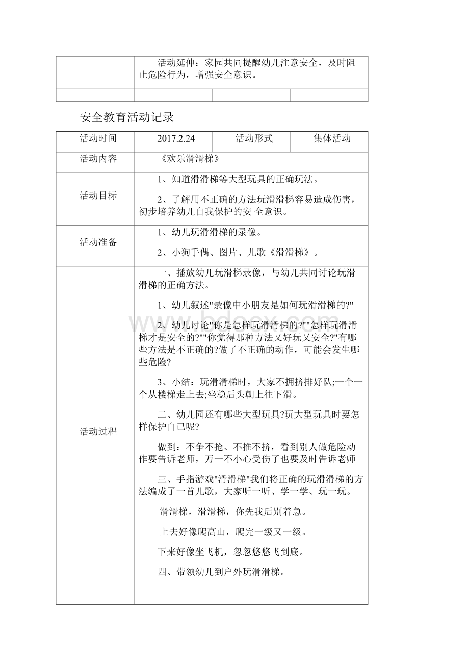 中班下安全教育备课Word文档格式.docx_第2页