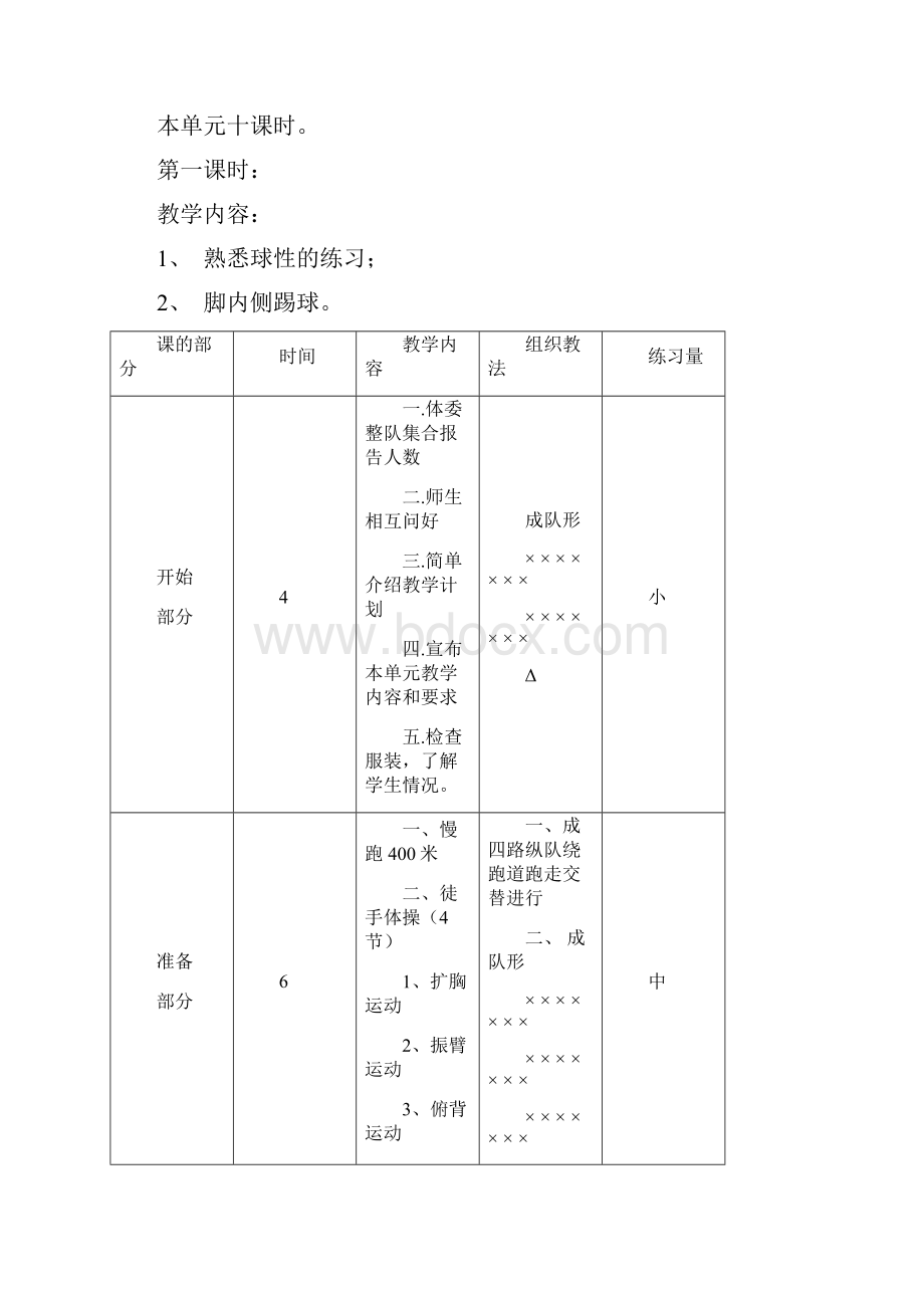 小学体育水平三足球单元教案1.docx_第2页