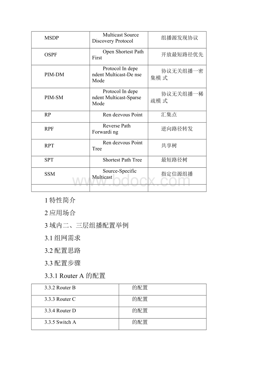 H3C关于组播配置示例Word格式文档下载.docx_第2页