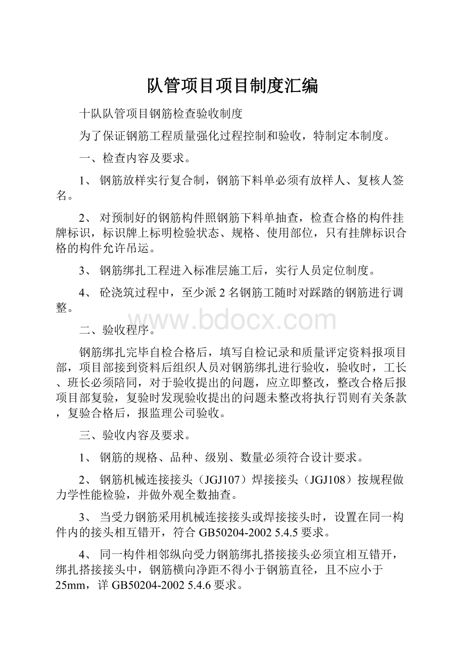 队管项目项目制度汇编.docx_第1页