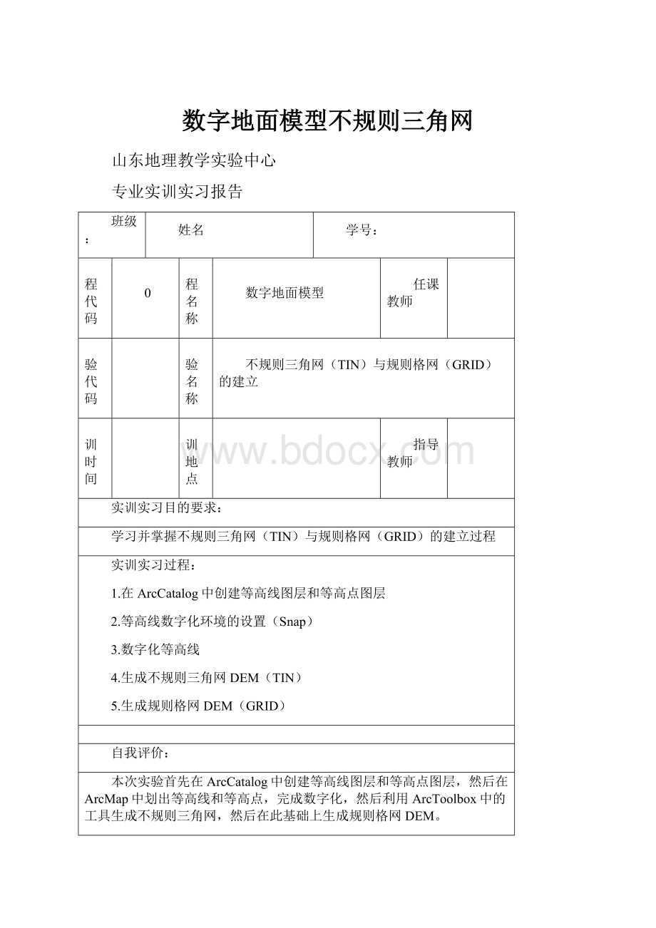 数字地面模型不规则三角网.docx_第1页