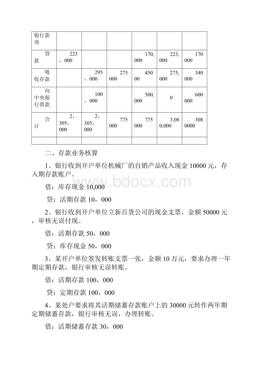 银行会计习题答案修改版分析.docx_第2页