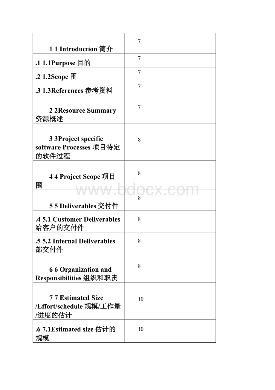 项目管理计划书经典模板Word格式文档下载.docx_第3页