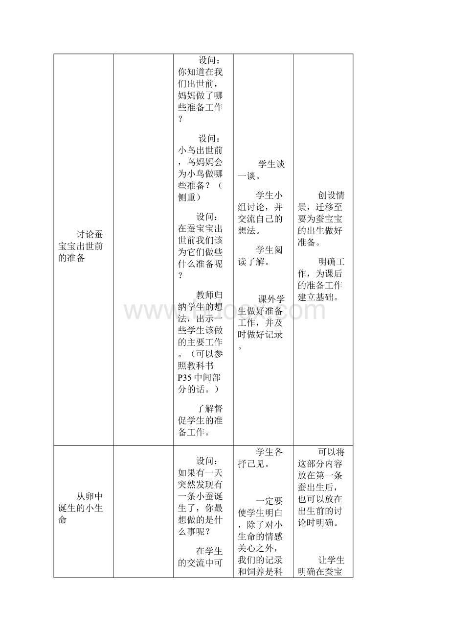 《迎接蚕宝宝的诞生》教案.docx_第3页