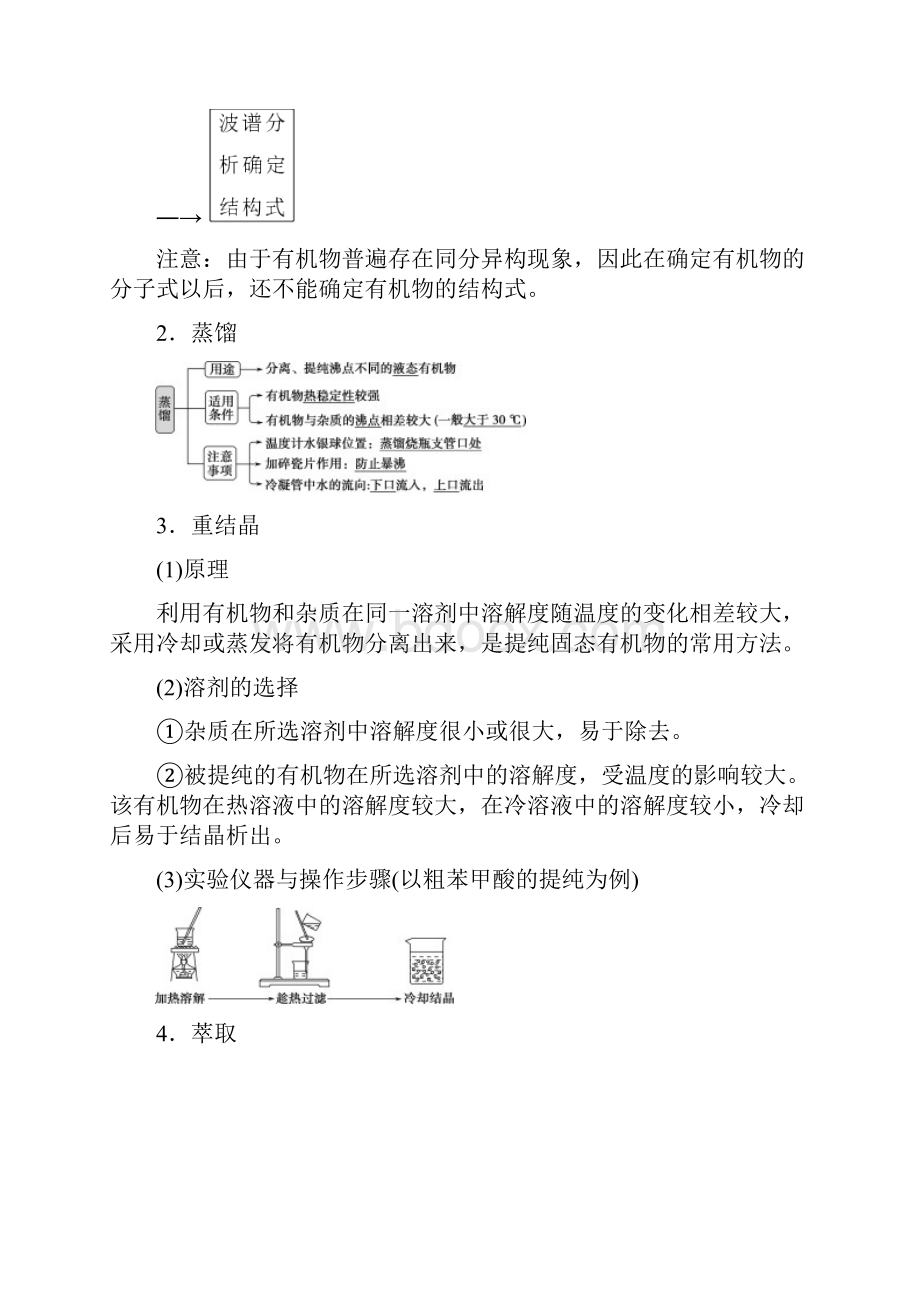 高中化学 第一章 认识有机化合物 第四节 研究有机化合物的一般步骤和方法精选新题 新人教版选修5.docx_第2页