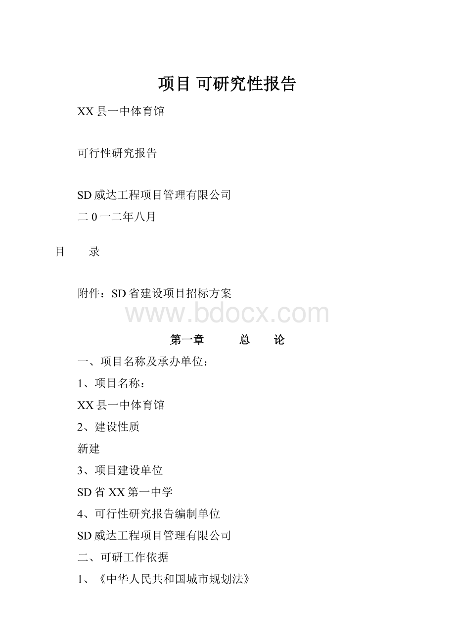 项目 可研究性报告.docx