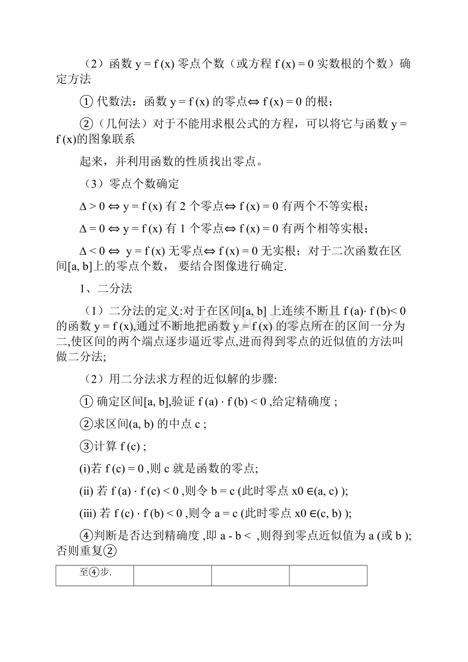 完整版高中数学函数与方程知识点总结经典例题及解析高考真题及答案推荐文档.docx_第2页