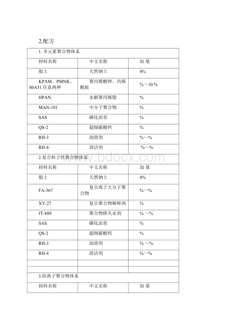 钻井液体系和配方.docx_第2页