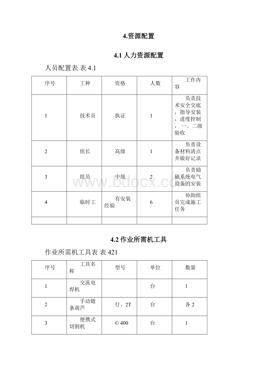 励磁系统电气设备安装作业指导书.docx_第3页