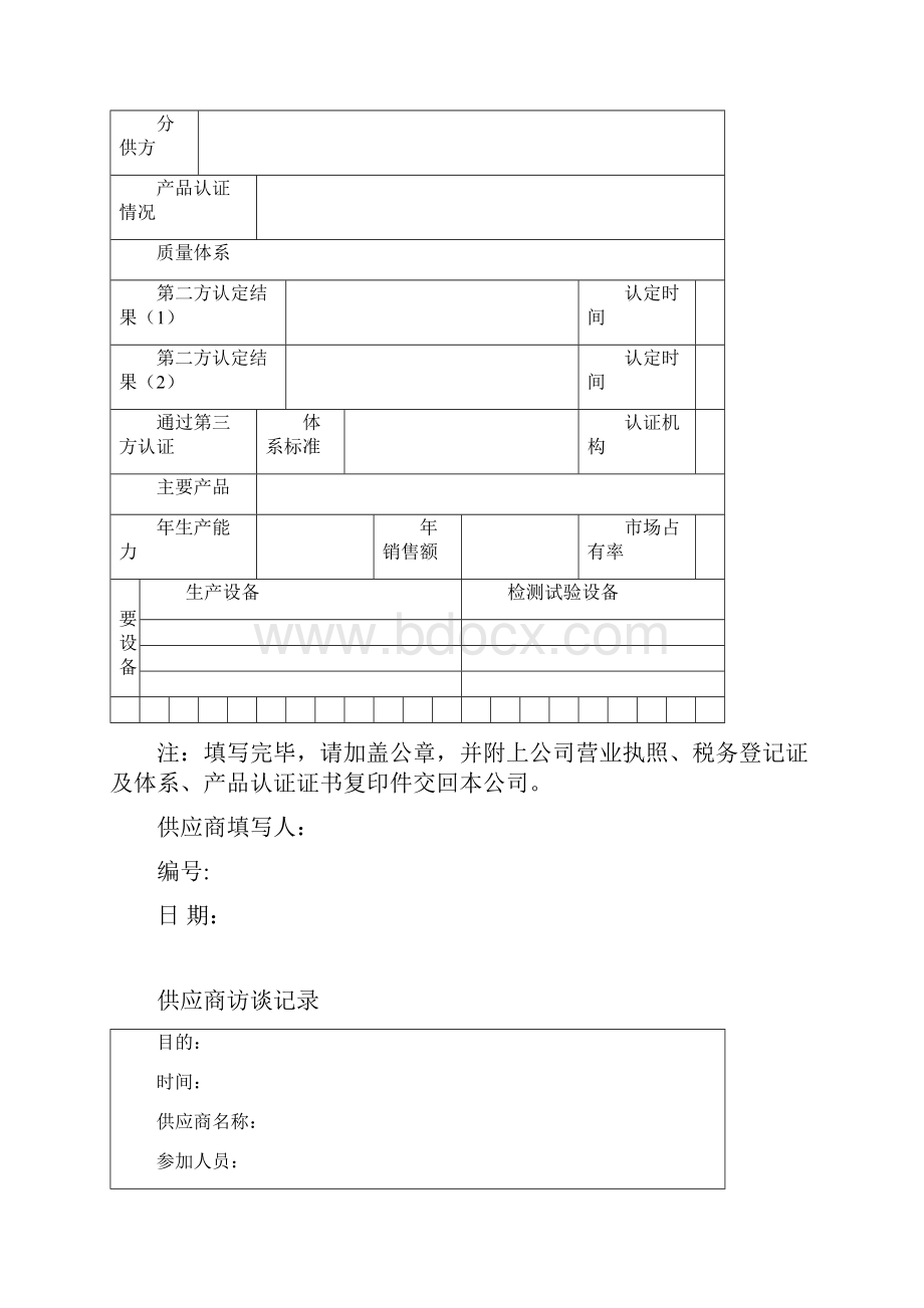 供应商管理表格汇编Word文档格式.docx_第3页