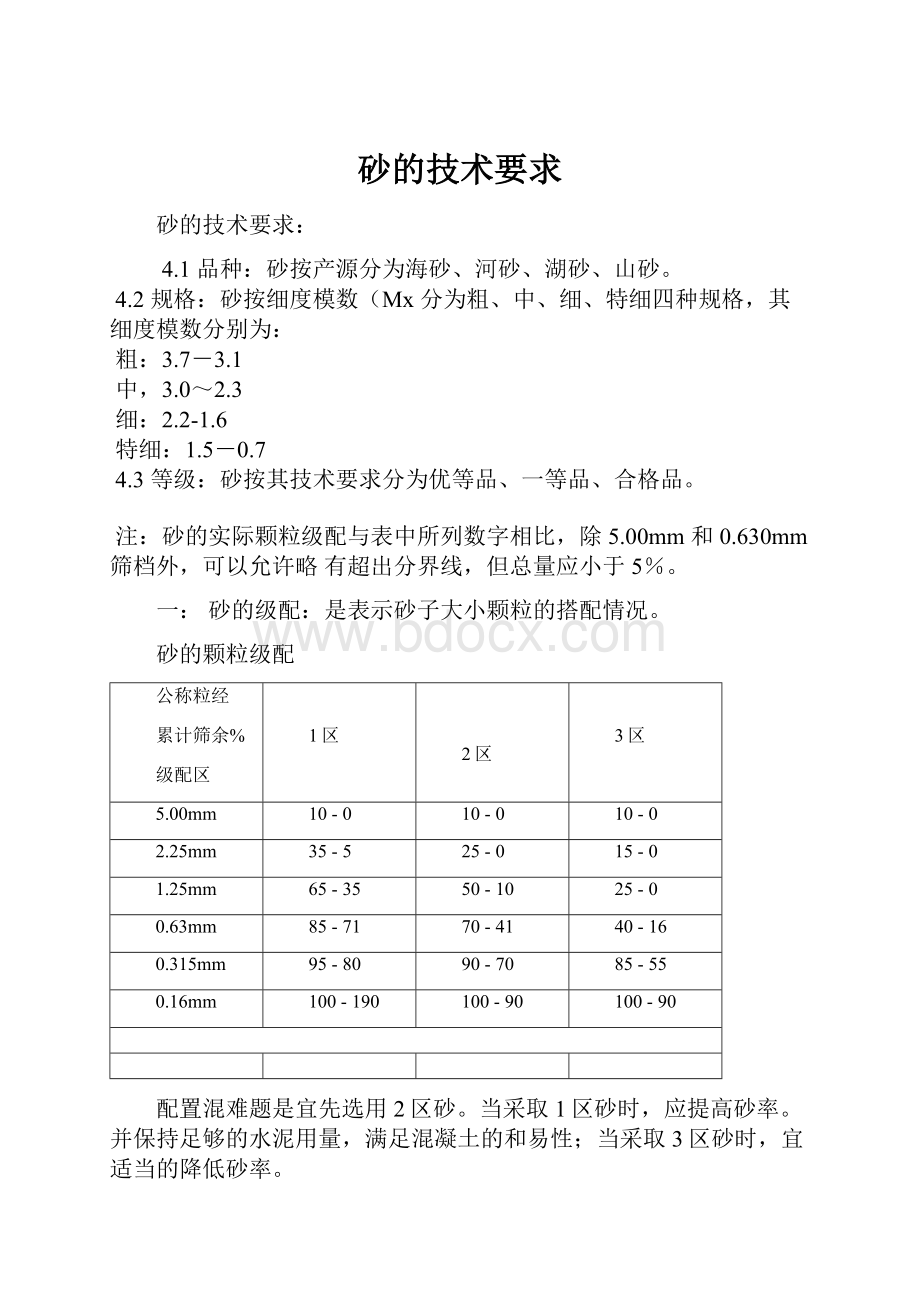 砂的技术要求.docx_第1页